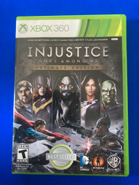 X-Box 360 Injustice Gods Among Us game