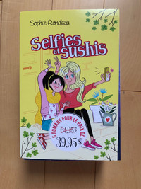 Livres jeunesses selfies et sushis, 5 livres