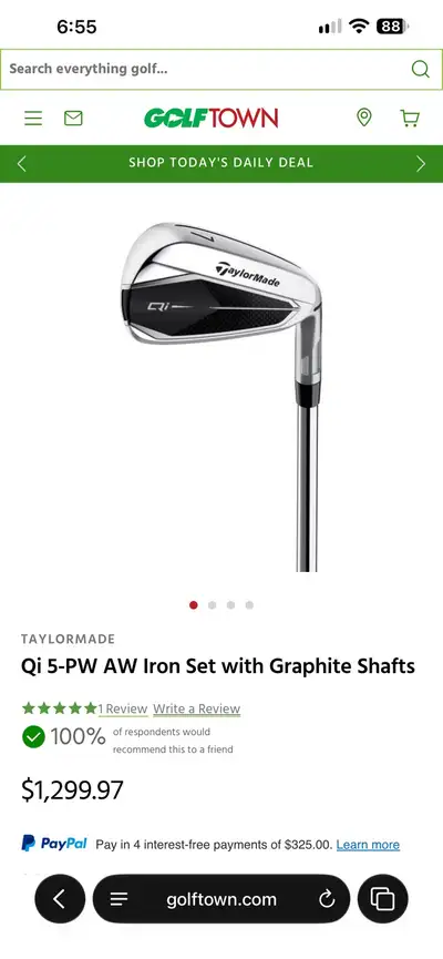 Taylor made golf clubs, View more