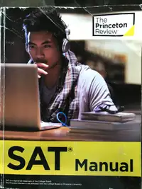 The Princeton review SAT Manual