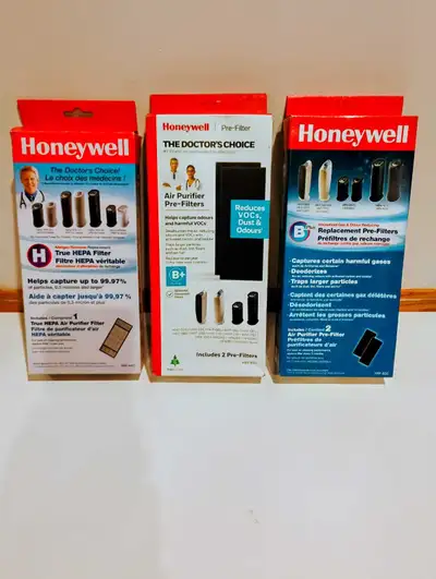 Package of 3 (5)  New Honeywell Pre - Filters. , View more