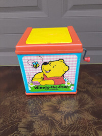 vintage Winnie the pooh jack in the box