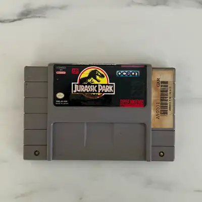 Super Nintendo Entertainment System Jurassic Park SNES Vintage, View more