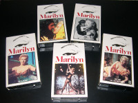 Marilyn Monroe - Ensemble de 5 cassettes VHS (1987)