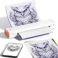 ItriAce M08F Tattoo Stencil Printer w/10 Stencil Transfer Paper