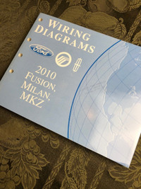 2010 FUSION MILAN MKZ FACTORY WIRING DIAGRAM MANUAL #M1077