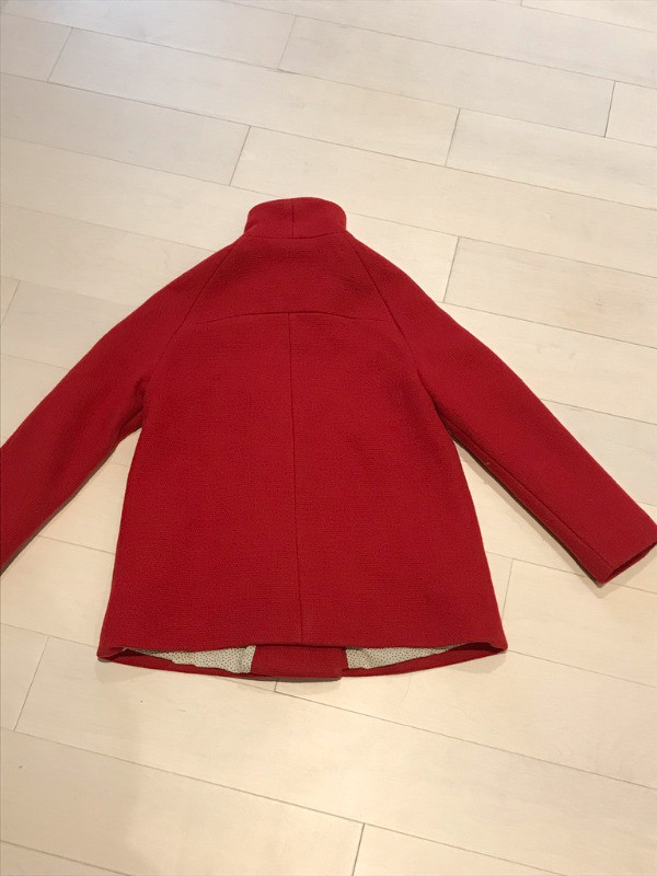 Manteau Zara pour filles Rouge/ Zara Girls Coat Red dans Enfants et jeunesse  à Ville de Montréal - Image 2