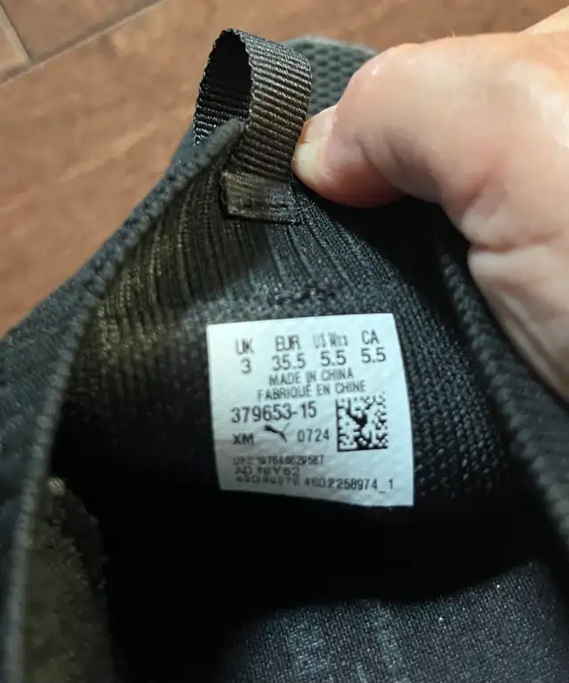 PUMA women’s running shoes Black- NEW size 5.5 in Women's - Shoes in Kitchener / Waterloo - Image 4