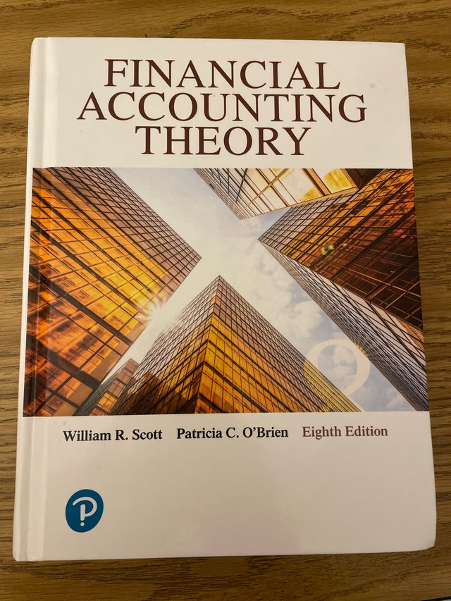 Financial accounting theory in Textbooks in Strathcona County