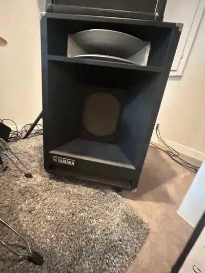 2 Yamaha S4115H speakers . Well loved had many a good jam with them . Moving and unable to take with...