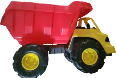 Toy dump truck. I deliver, View more
