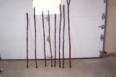 For Sale, Walking Sticks, From 3.5 feet to 5 feet, Great for Balance when You are out for A walk on...