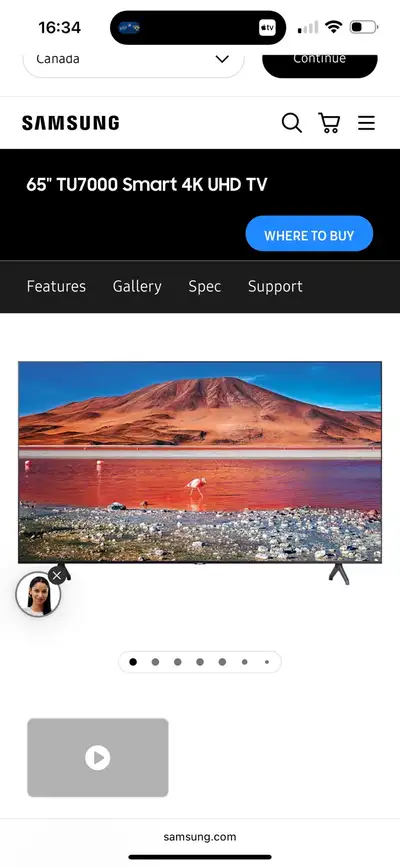 Samsung LED TV 65 pouce, View more