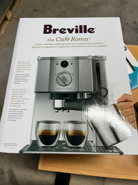 Breville Café Roma Espresso Machine ESP8XL - BREESP8XL, Brushed