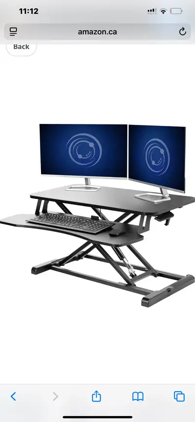 Adjustable desk converter, View more