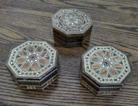 DAMASCUS SMALL INLAY BOXES