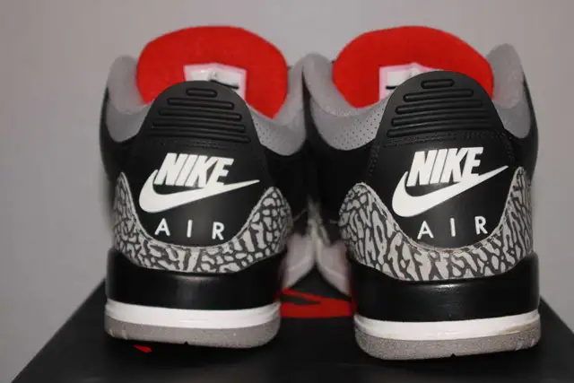 air Jordan 3  black cement 2018  in Men's Shoes in City of Toronto - Image 5