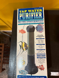 Tap water purifier for aquariums