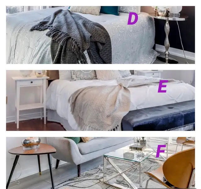 Various end tables63234551633411121