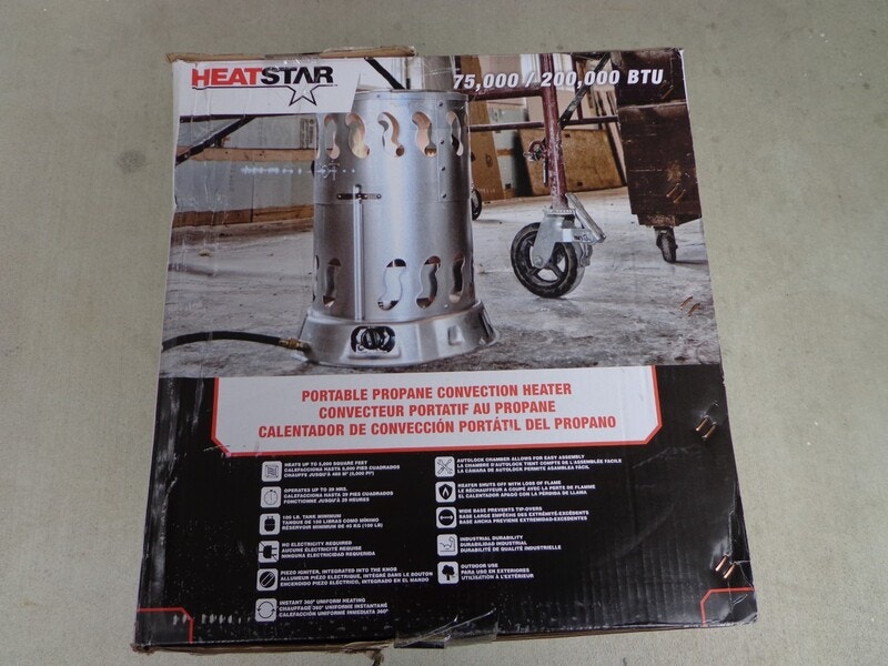 New Propane Heater 200,000 BTU Convection Heat upto 5,000 sq ft Power