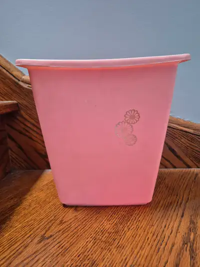 Vintage Pink Rubbermaid Waste bin, View more