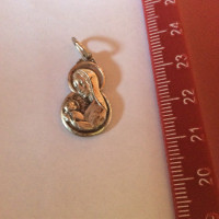 Pendentif - Médaille La Vierge et l'Enfant