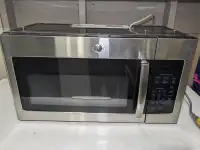 Microwave Stainless Over-the-range GE - Like New