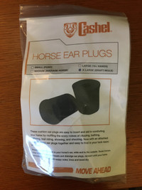 Cashel Draft Horse Ear Plugs