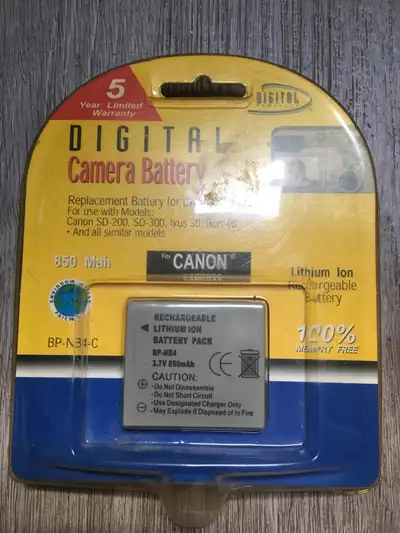 Canon camera battery, View more