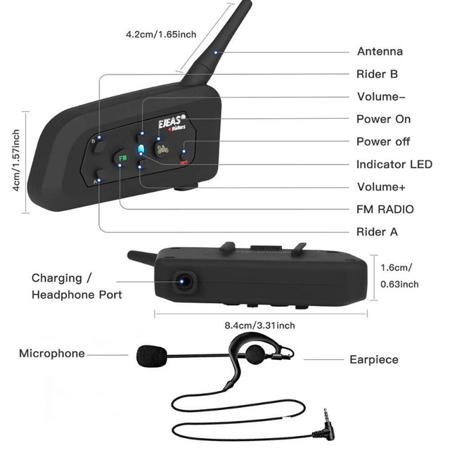 Professional Football Referee Intercom, For Motorcycle, in Football in Mississauga / Peel Region - Image 2