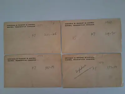 Autobus Montreal CTM  Ancienne Enveloppes qui servait pour la, View more