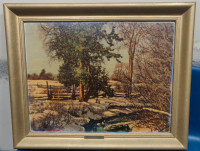 Genuine Oil Painting by Franz Johnston "Promise of Spring"