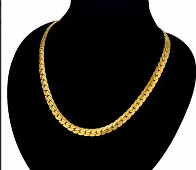Stunning gold plated chain ,unbelievable , View more