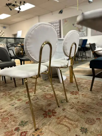 Jolene Dining chair || Gold base || BRAND NEW || CLEARANCE SALE!, View more