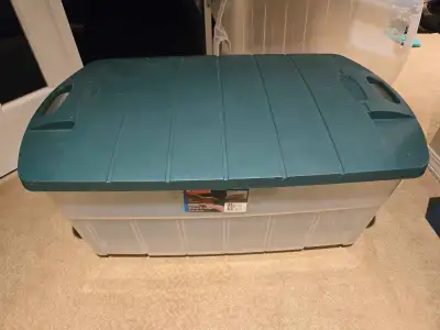 large 109 L Rubbermaid storage totes, View more