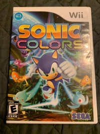 Sonic Colors for Nintendo Wii. Complete