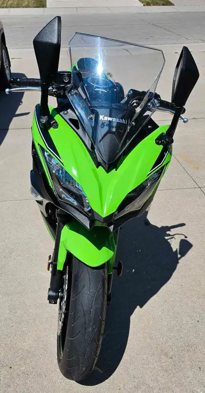 Selling my 2017 Kawasaki Ninja 650 KRT Edition, a sleek and sporty motorcycle with low kilometers an...