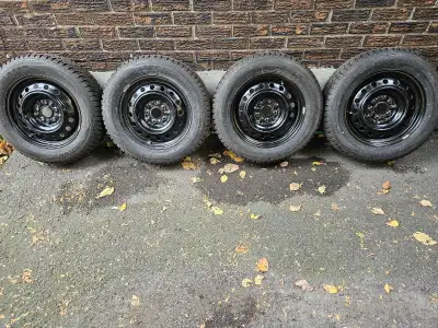 I'm selling a set of four SAILUN ICE BLAZER STUDDABLE winter tires, size 215/60R16, mounted & balanc...