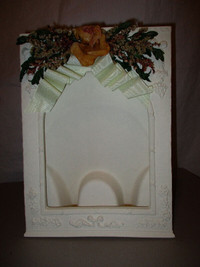 White Plaster photo frame