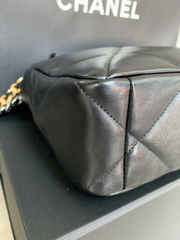 Authentic Chanel 19 Large 30cm Lambskin BNIB w/ receipt Women's