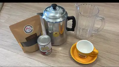 Tool set for Hong Kong style milk tea, View more