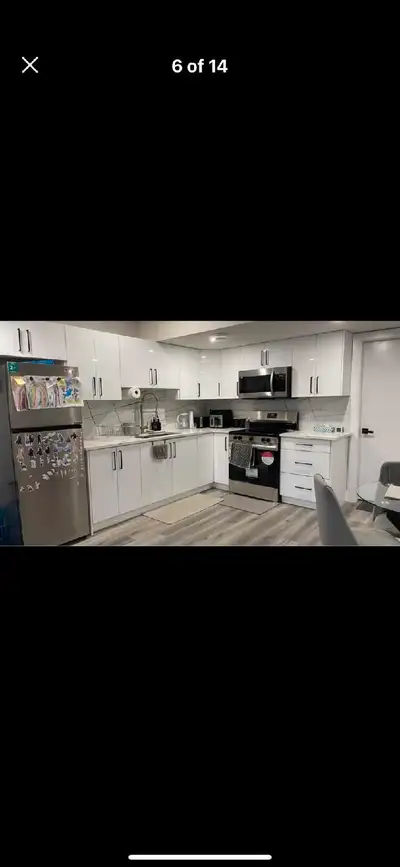 2 bed 1 bath Basement