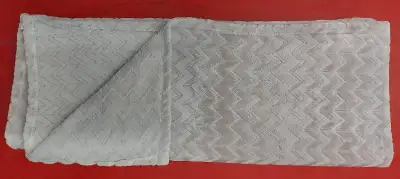 VERY SOFT BEIGE THROW / COVER / BLANKET (32" x 50"), View more