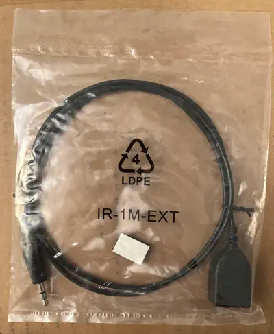 IR-1M-EXT Infrared REMOTE CONTROL Extension Cable, View more