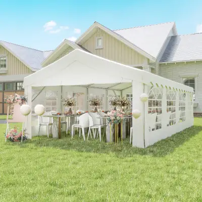 Outsunny 13'x26' Heavy Duty Large Party Tent Carport, View more