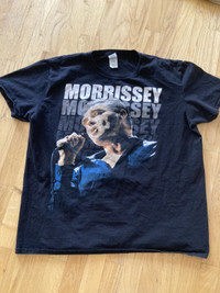 Mens XL band t shirt Morrissey The Smiths black EUC 
