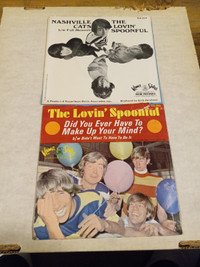 Vinyl Records Vintage 45 RPM The Lovin' Spoonful Lot of 2 NM