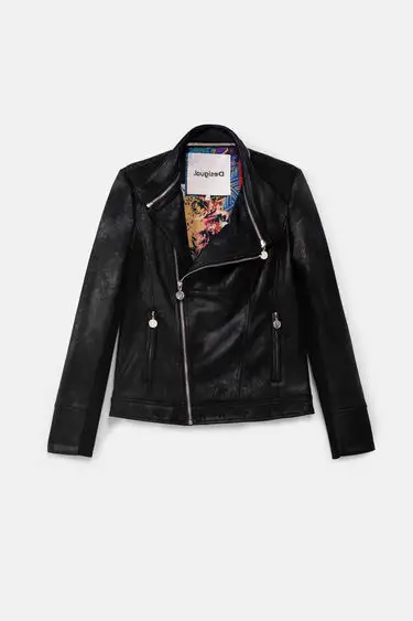 Desigual Faux Leather Women’s Biker Jacket XL, View more