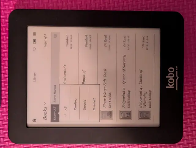 Kobo Mini 5" eReader Black 2GB Model N705 Touchscreen in General Electronics in City of Toronto - Image 4