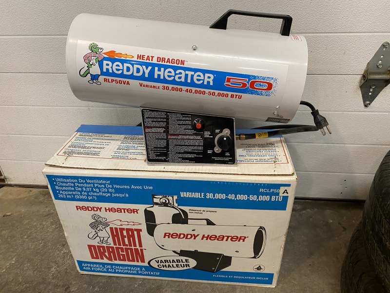Reddy Heater Heat Dragon 50,000 BTU Propane Heater Power Tools